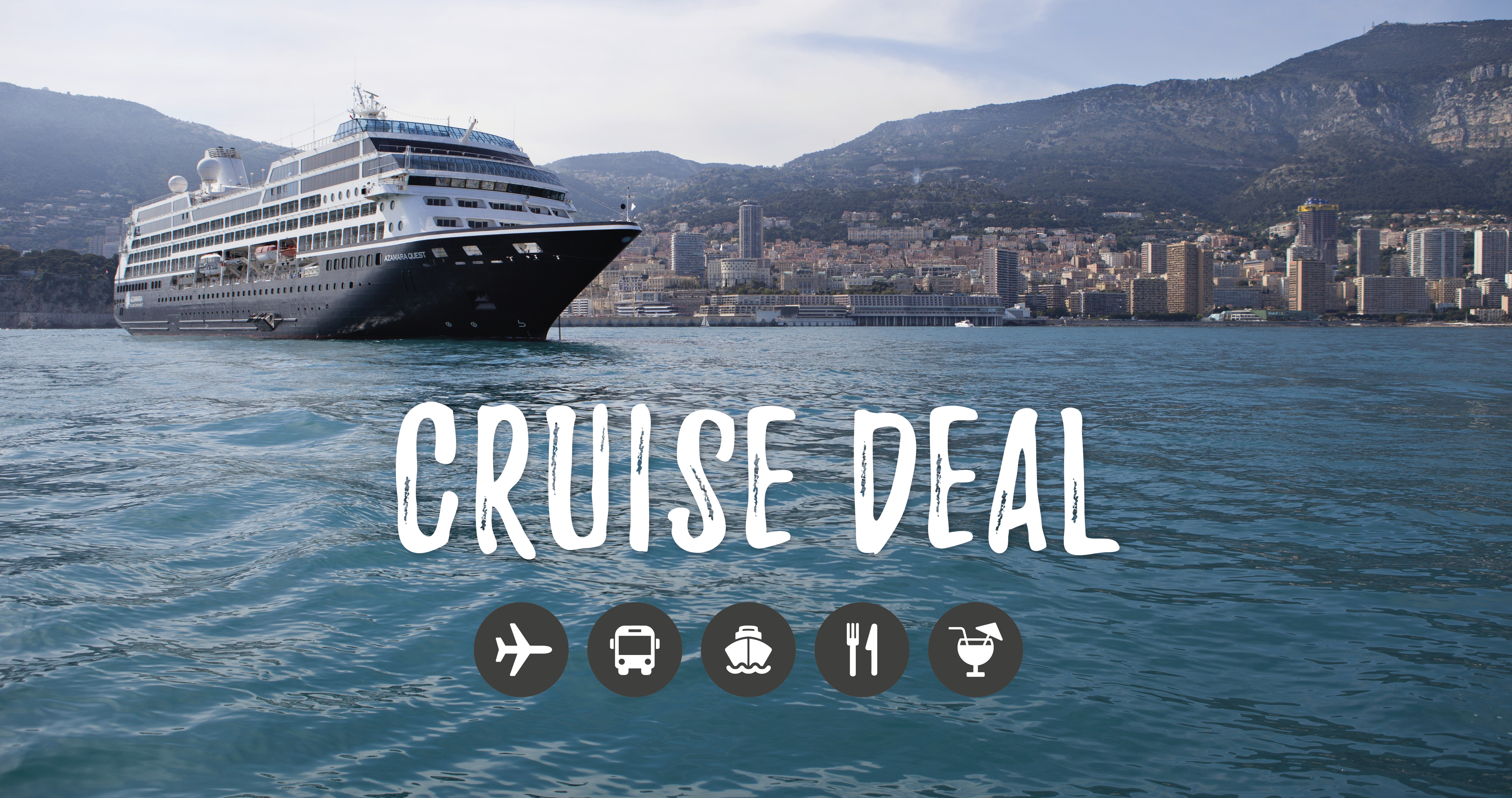 Cruise Deal med Azamara Quest inkl. fly og drikkevarer
